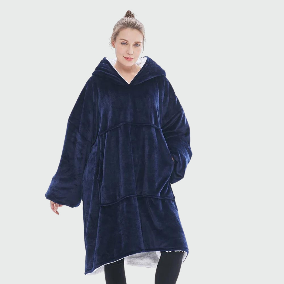 Chaleur poncho polaire