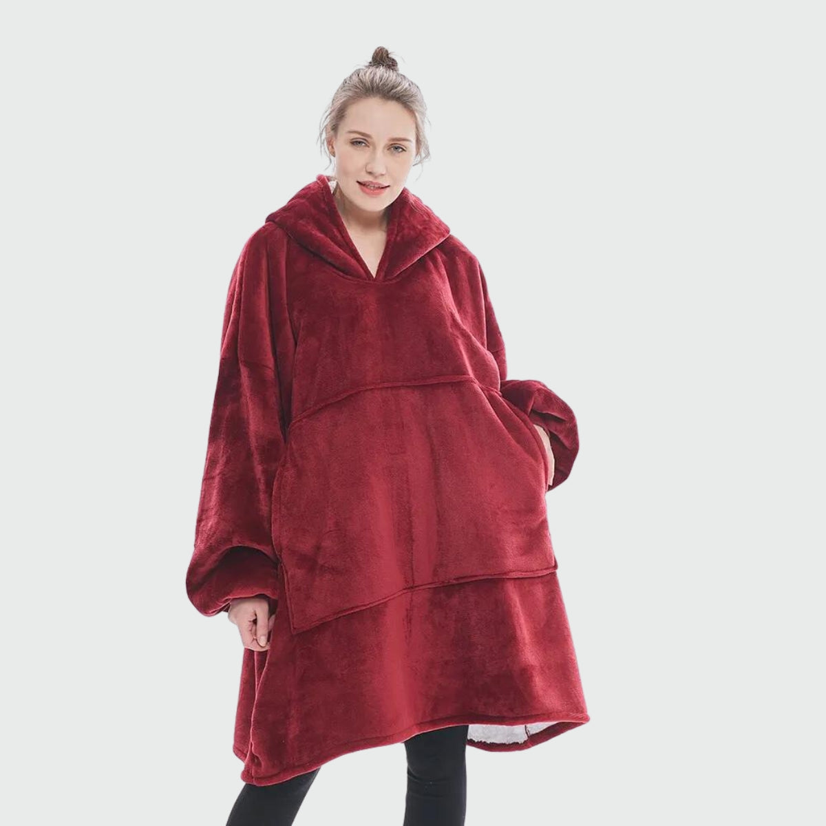 Poncho femme hiver