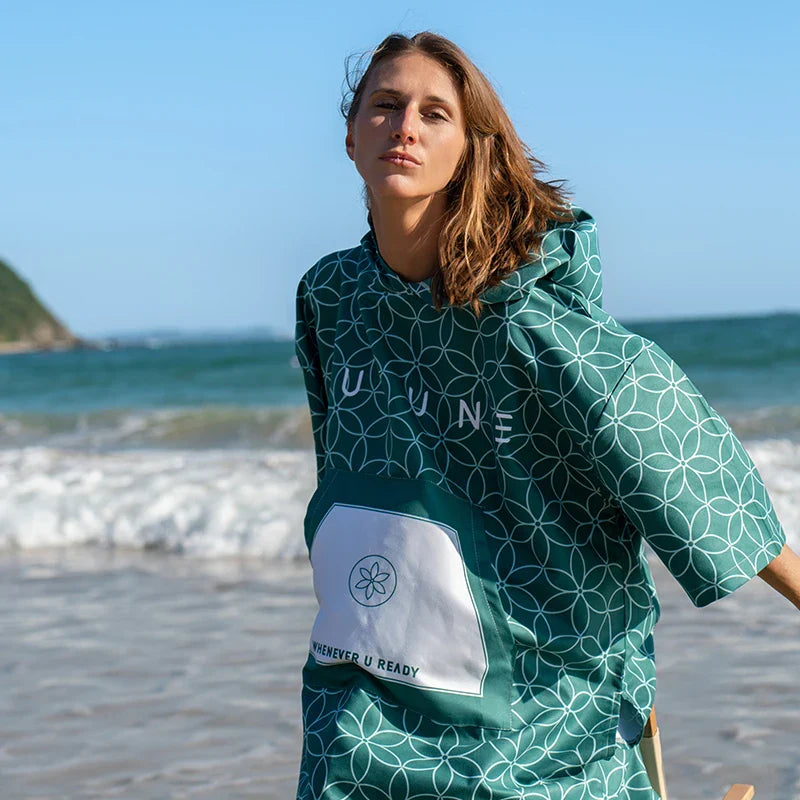 poncho pour surfeurs