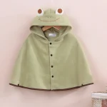Poncho Bébé Polaire pour Automne et Hiver