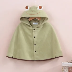 Poncho Bébé Polaire pour Automne et Hiver