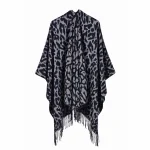 Poncho Femme Cachemire Imitation Bohème Chaud et Élégant