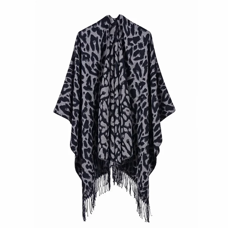 Poncho Femme Cachemire Imitation Bohème Chaud et Élégant