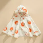 Poncho de Bain Bébé en Gaze de Coton à Capuche