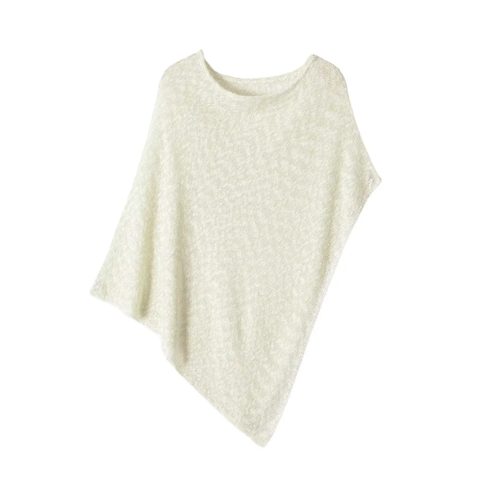 Poncho Femme Léger en Maille pour Plage et Été