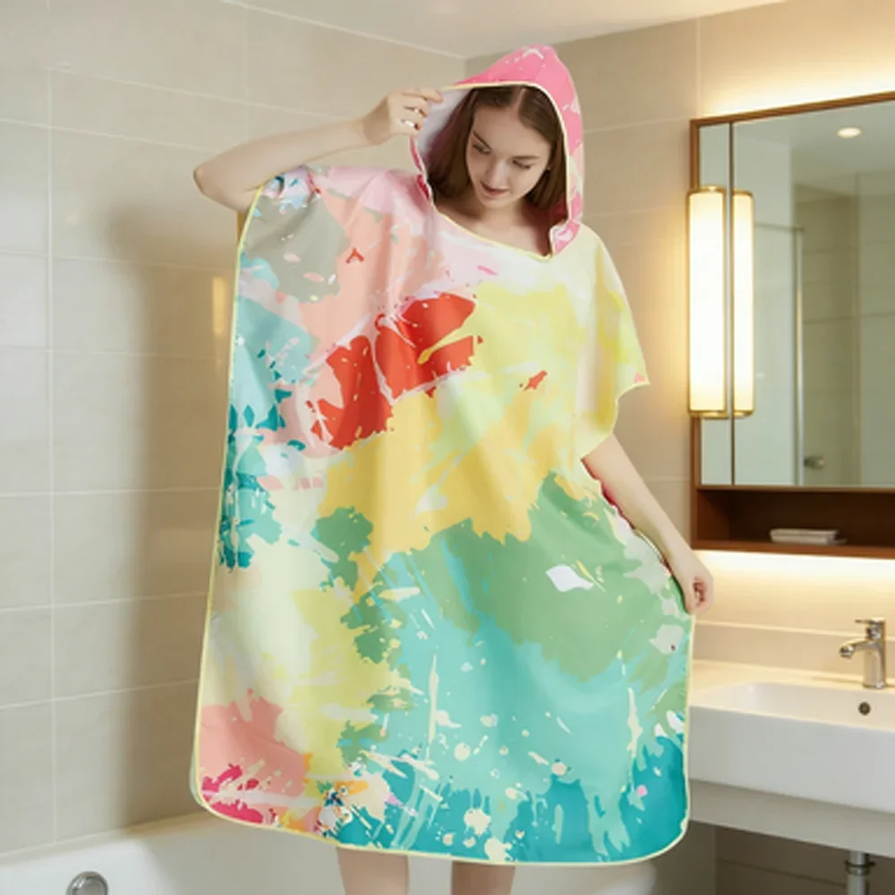 Poncho réutilisable microfibre confortable
