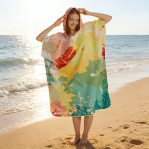 Poncho Life microfibre séchage rapide